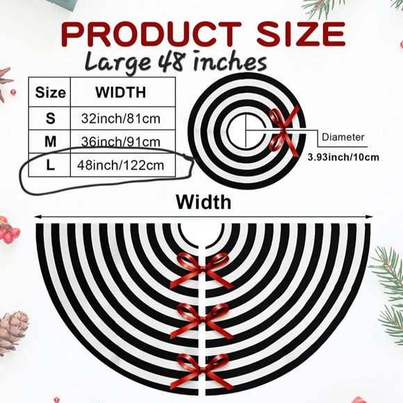 48 inch Christmas tree 🎄 skirt - Picture 9 of 9